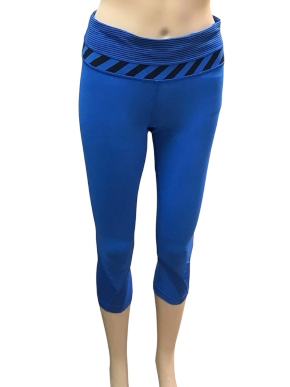 Lululemon Run Inspire Crop Capri Leggings Women’s Size 6 Blue 21” Inseam